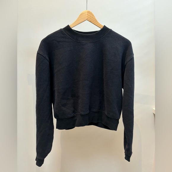 TNA CozyAF Fleece Cropped Sweatshirt - Picture 1 of 4